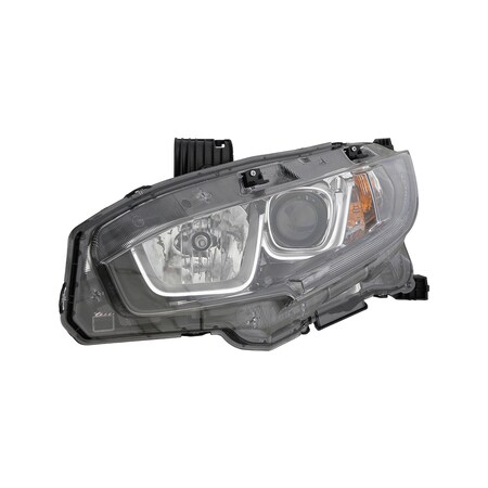 Eagle Eyes LH HEADLAMP ASSY COMPOSITE, EX, EX-L, EX-T, LX, HALOGEN, CIVIC 16-18 HD675-B101L